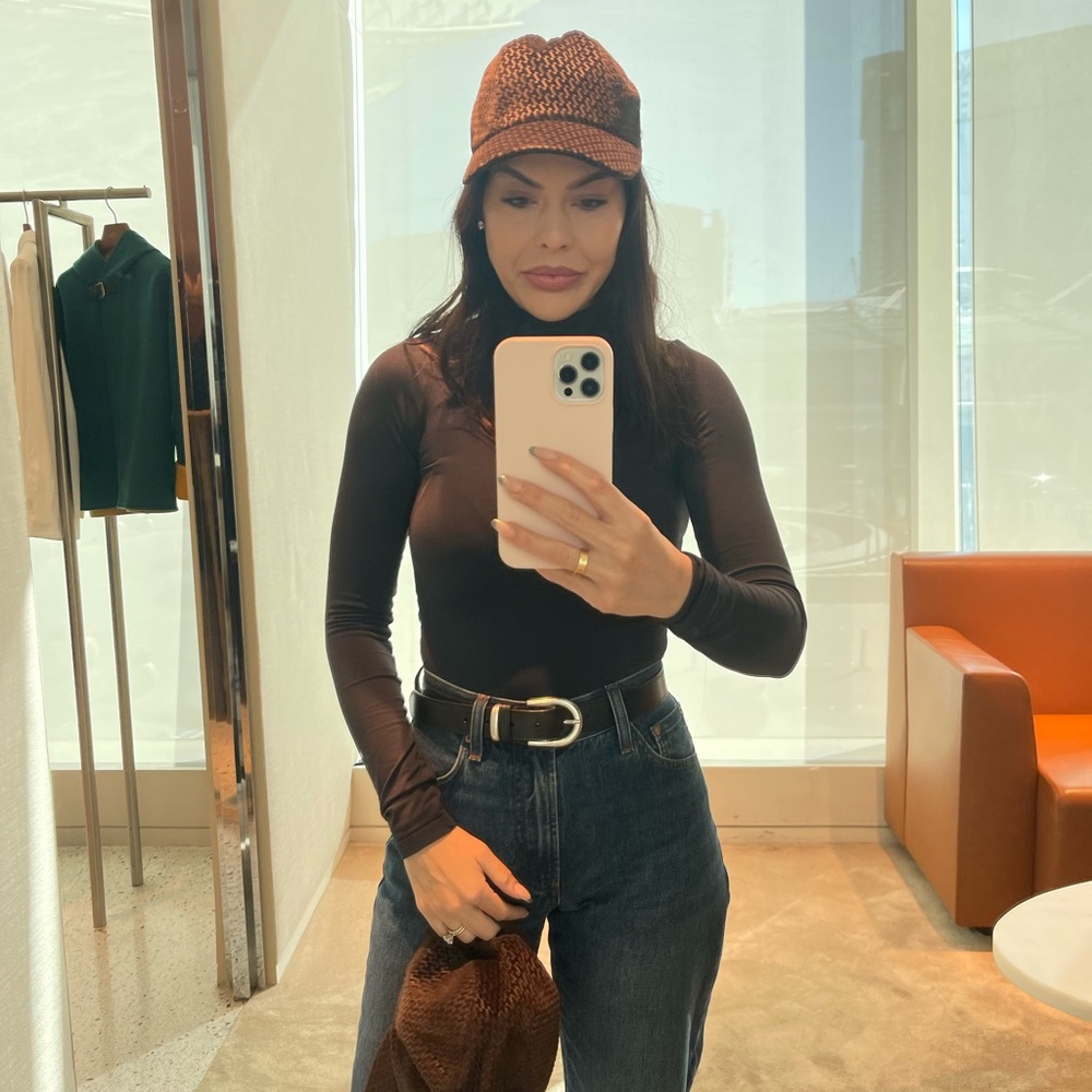 Hermes Brown Baseball Cap
